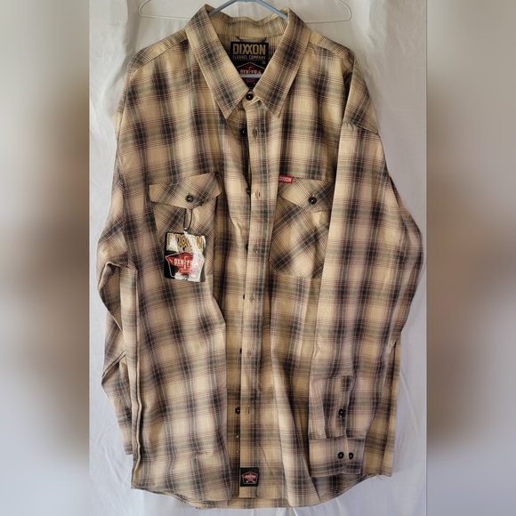 Men's Dixxon Journeyman FR Flannel, 5XL, never worn, with tag, no bag - Picture 2 of 5